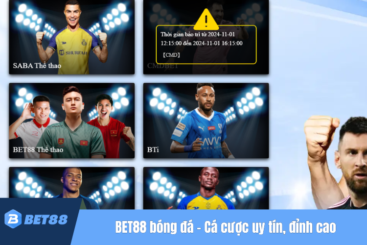 BET88 bóng đá - cá cược uy tín, đỉnh cao