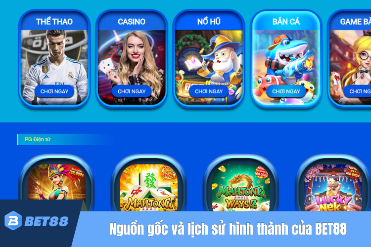 Nguồn gốc và lịch sử hình thành của Bet88